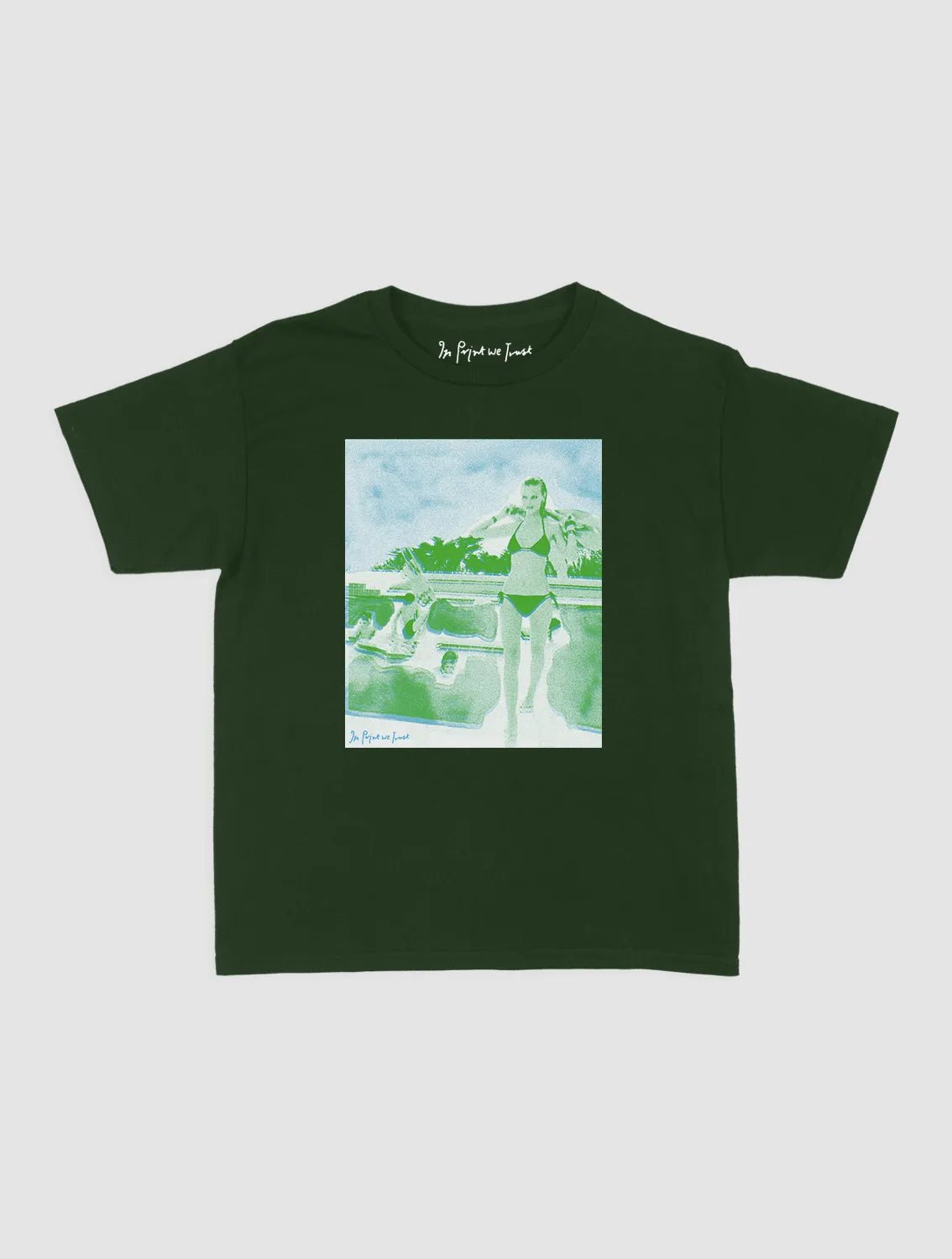 a dip in the pool baby tee - In Print We Trust