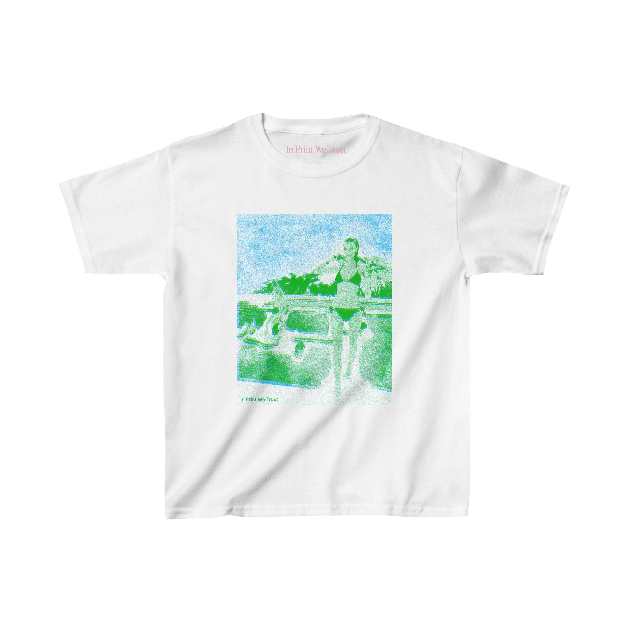 a dip in the pool essential baby tee - In Print We Trust