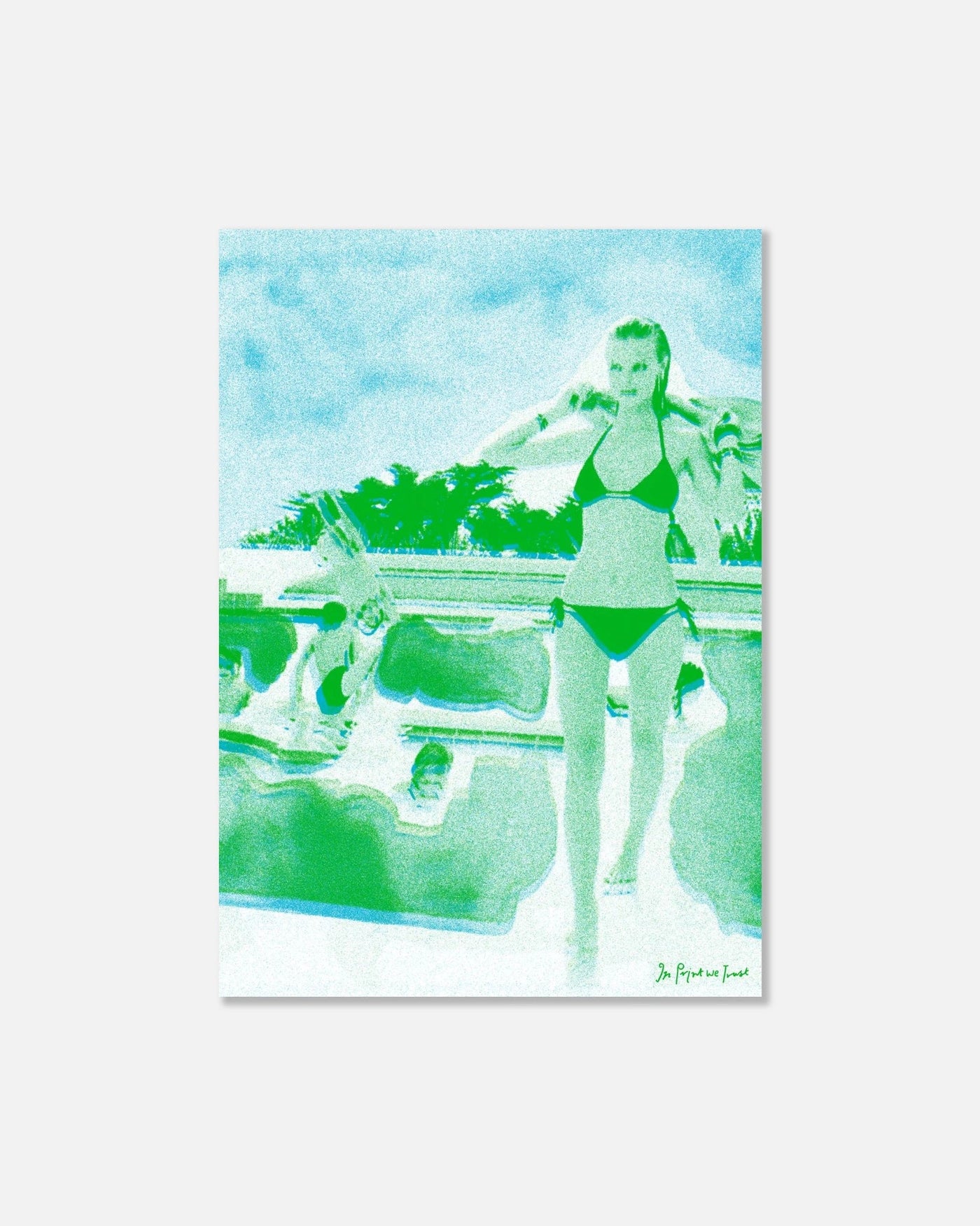 a dip in the pool print - In Print We Trust