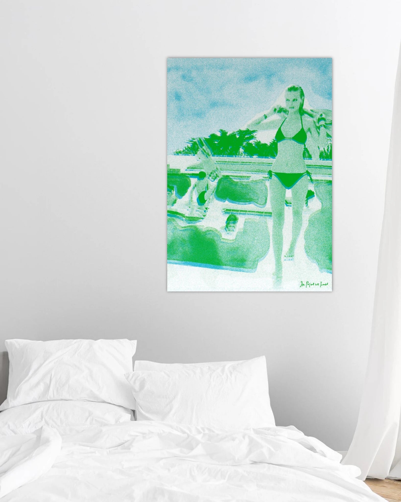 a dip in the pool print - In Print We Trust