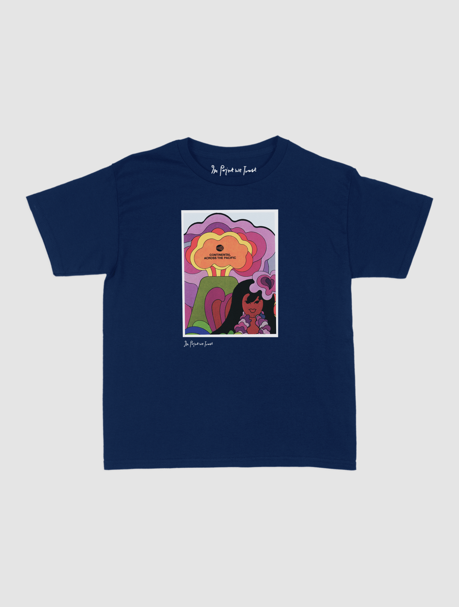 across the pacific baby tee - In Print We Trust