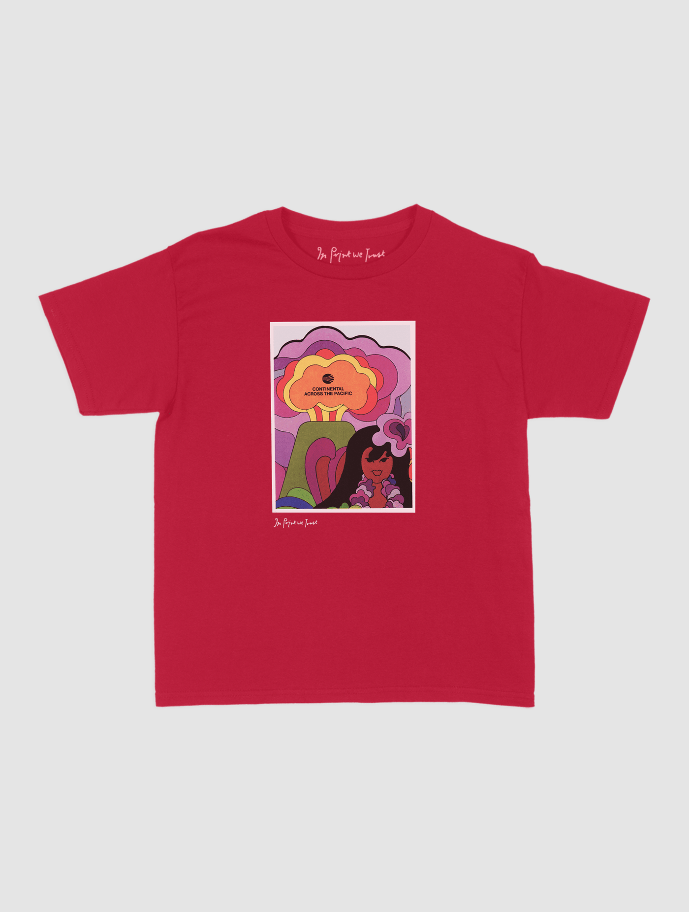 across the pacific baby tee - In Print We Trust
