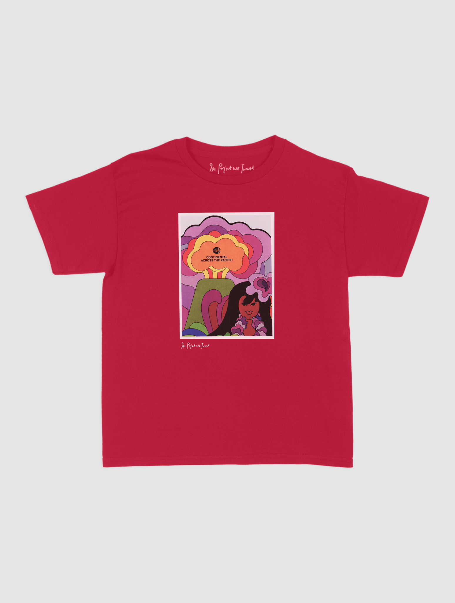 across the pacific baby tee - In Print We Trust