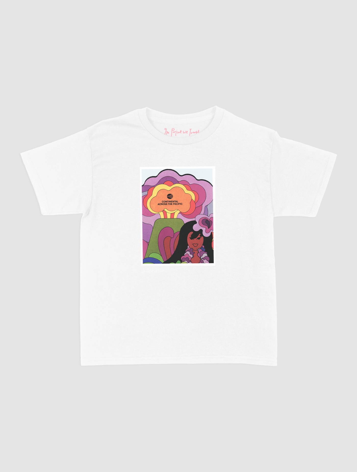 across the pacific baby tee - In Print We Trust