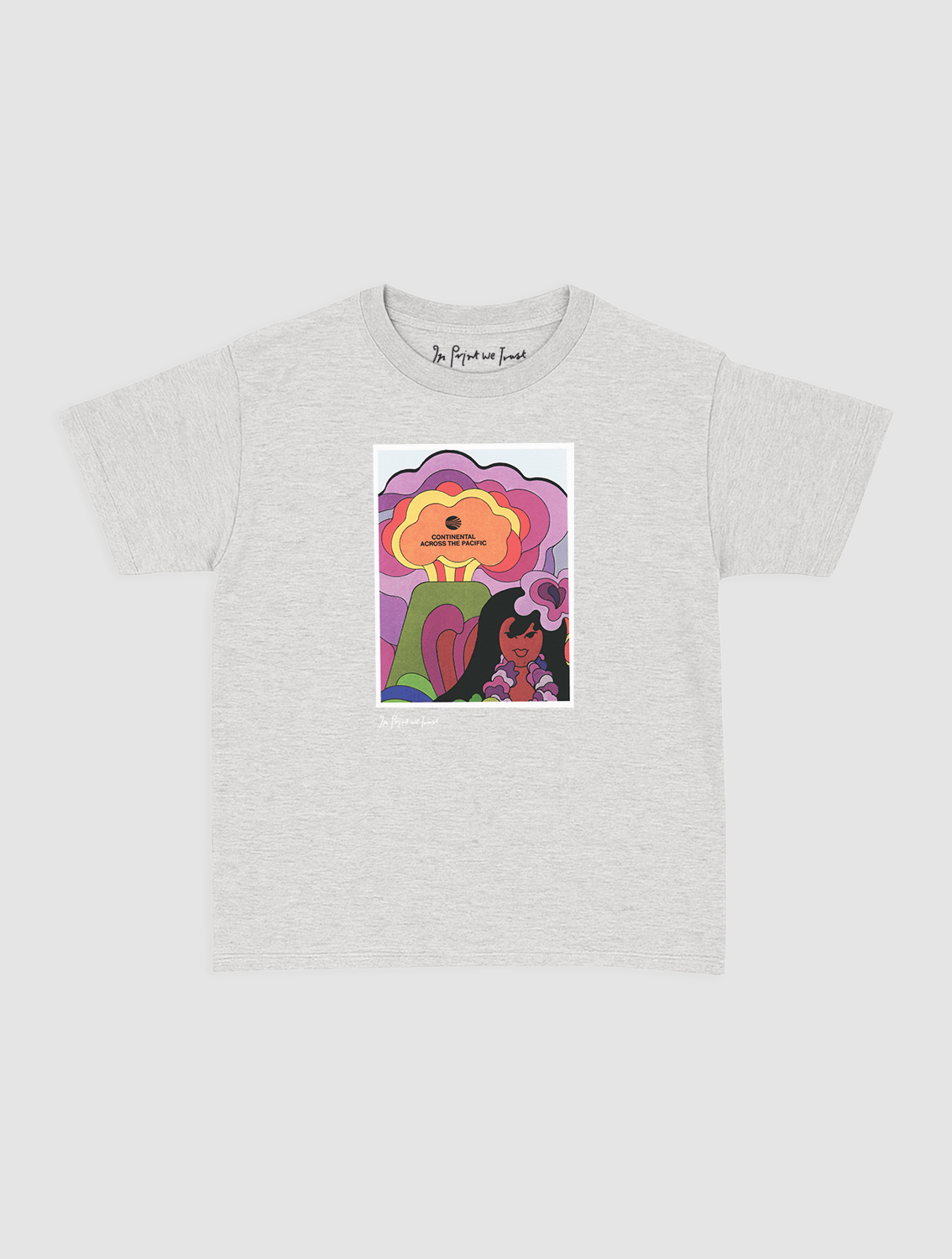 across the pacific baby tee - In Print We Trust