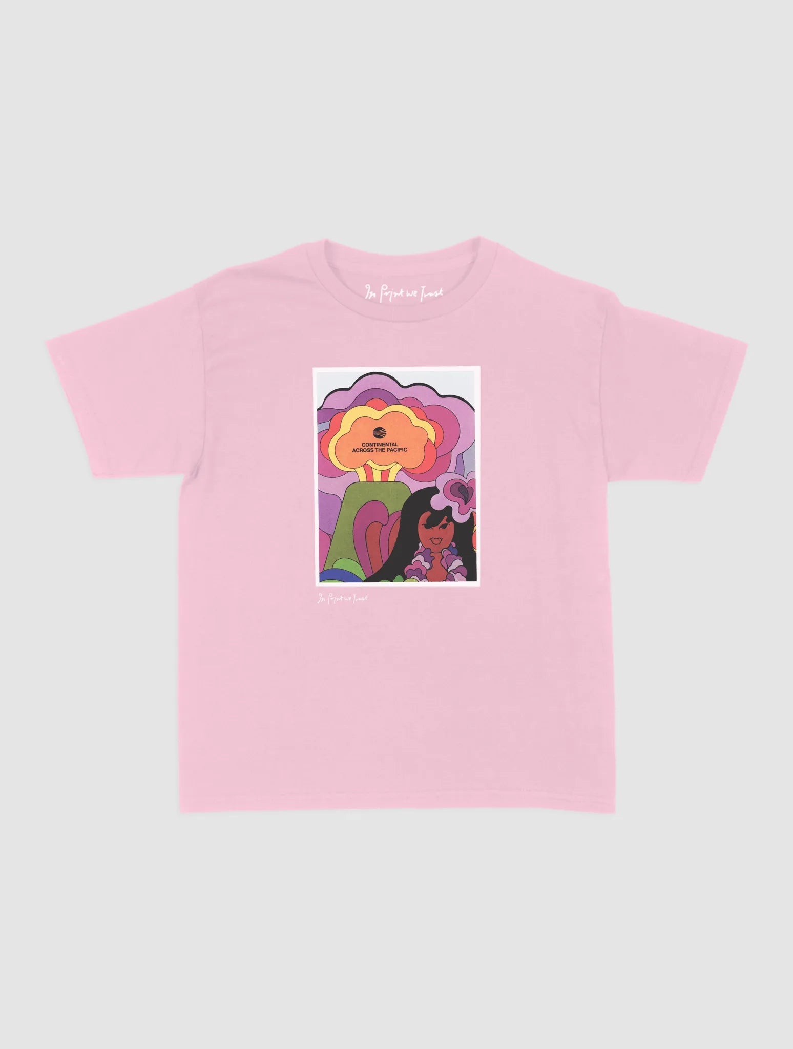 across the pacific baby tee - In Print We Trust