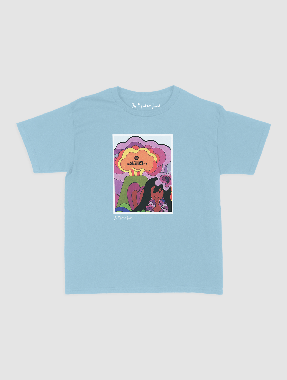 across the pacific baby tee - In Print We Trust