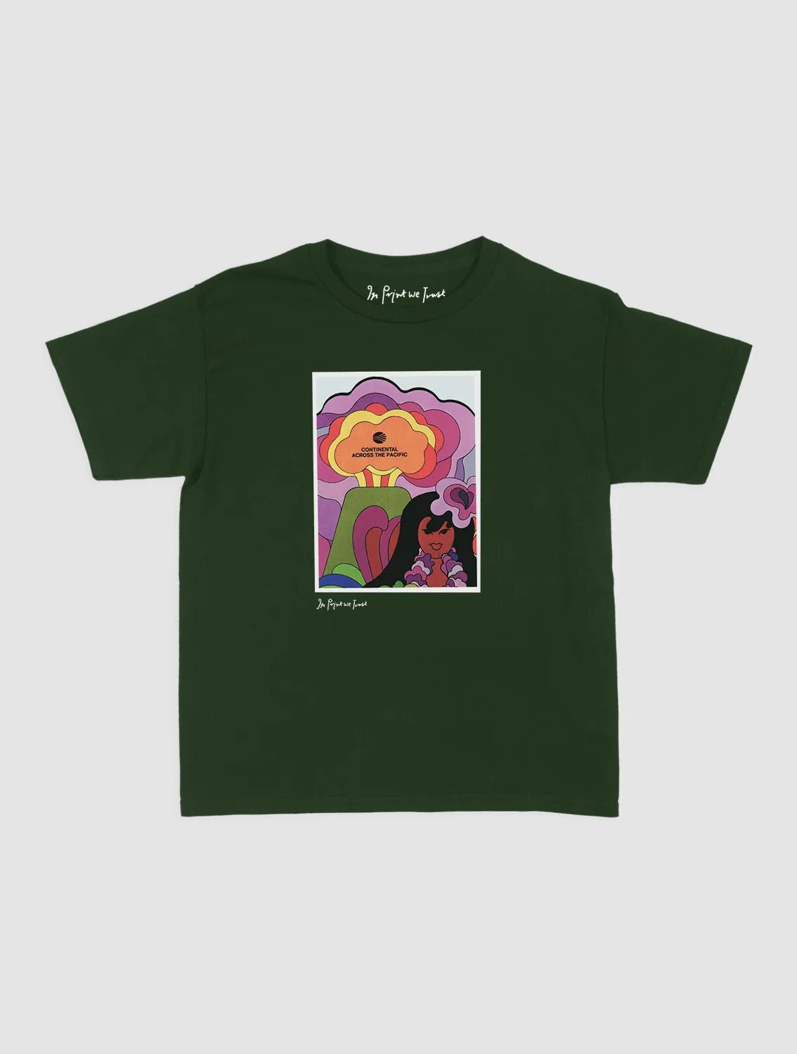 across the pacific baby tee - In Print We Trust