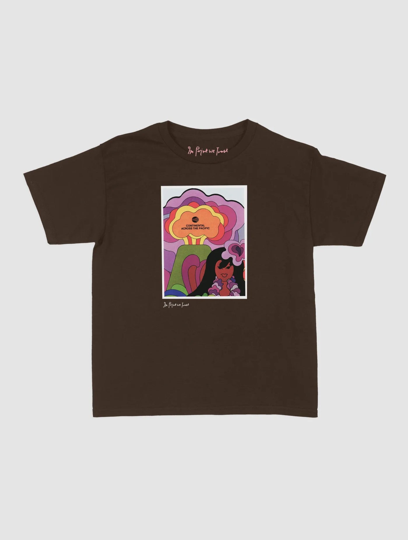 across the pacific baby tee - In Print We Trust