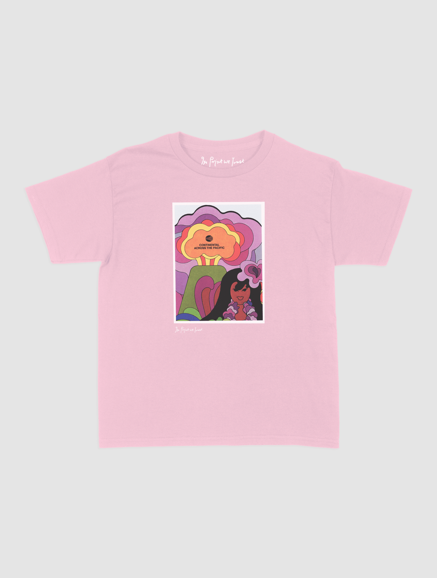 across the pacific baby tee - In Print We Trust