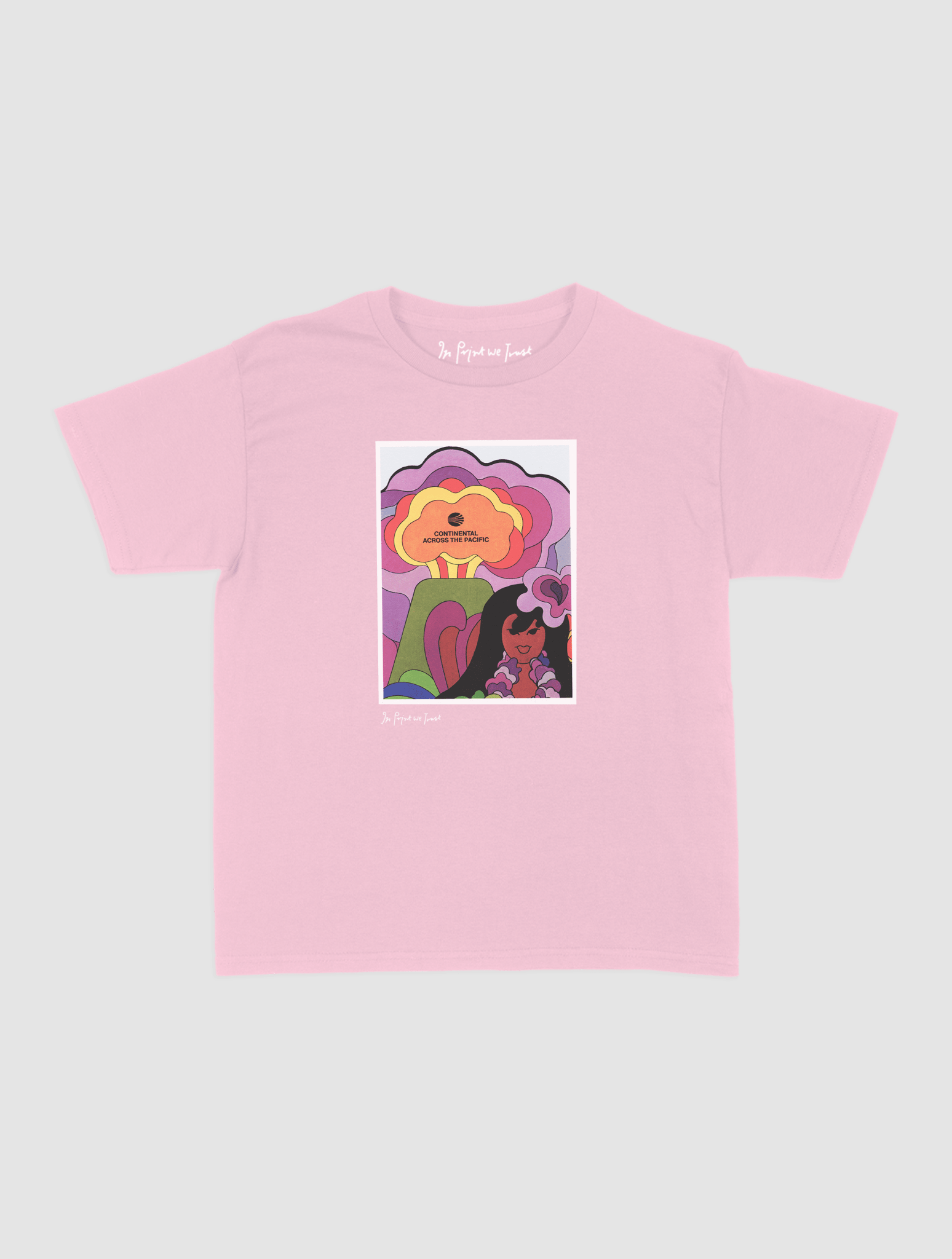 across the pacific baby tee - In Print We Trust