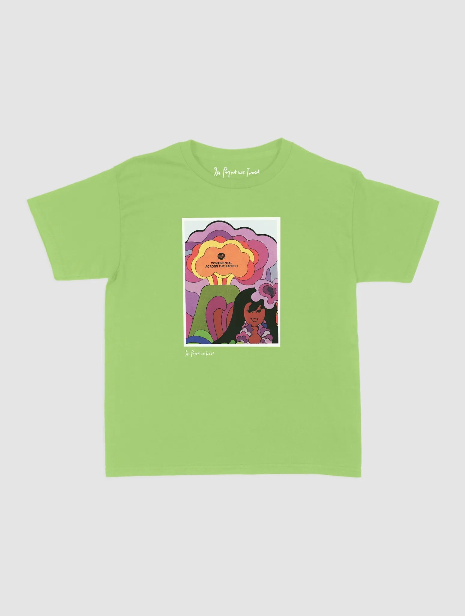 across the pacific baby tee - In Print We Trust