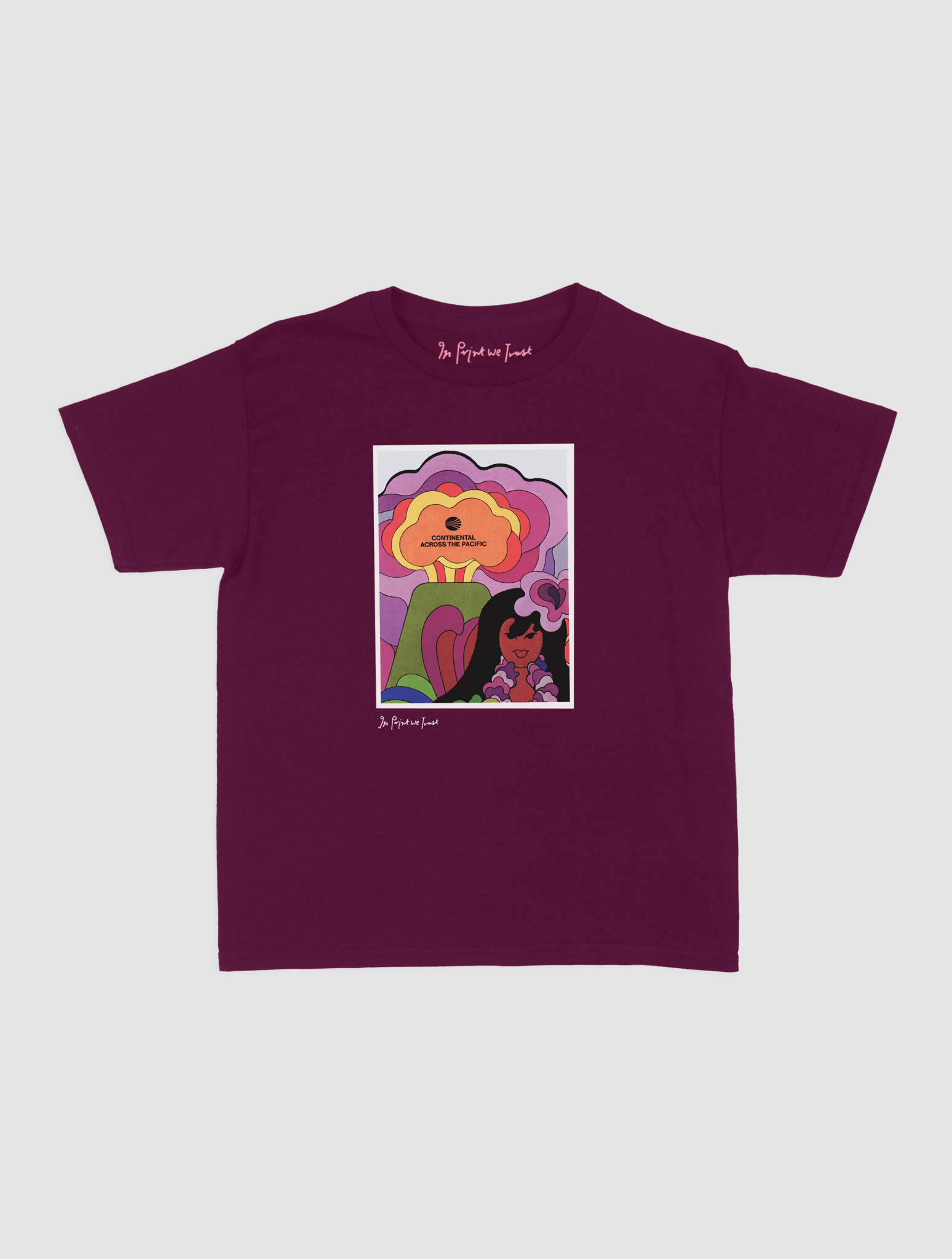 across the pacific baby tee - In Print We Trust
