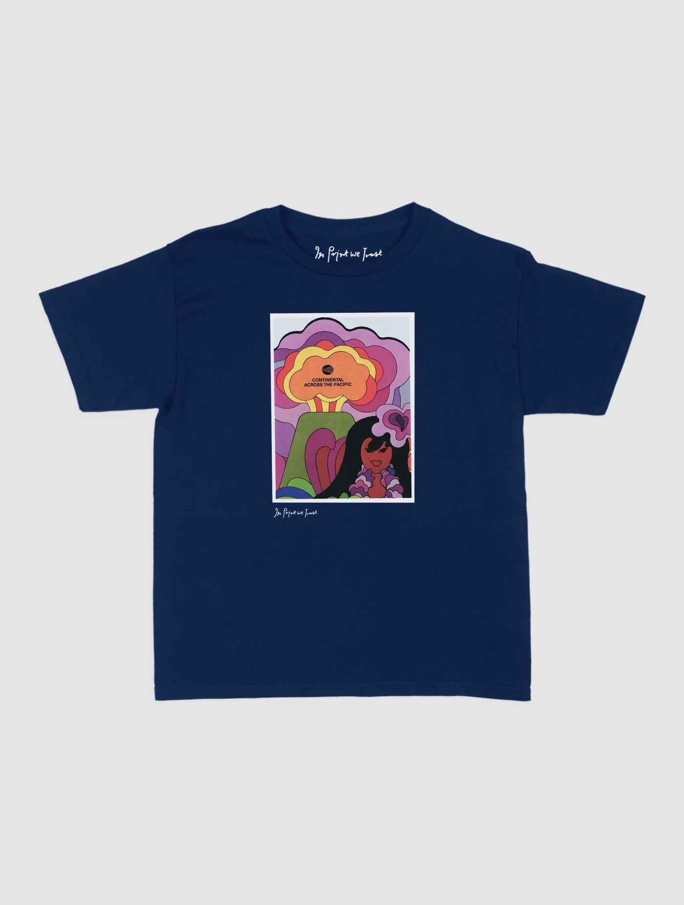 across the pacific baby tee - In Print We Trust