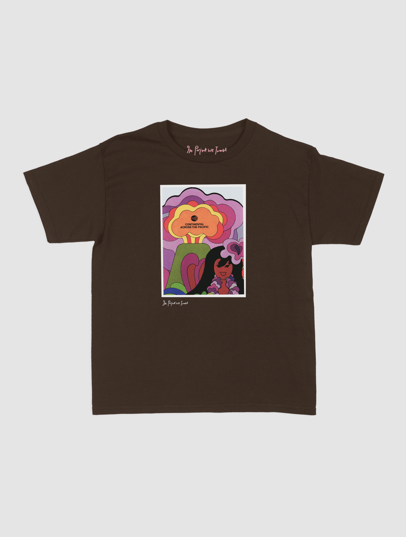 across the pacific baby tee - In Print We Trust