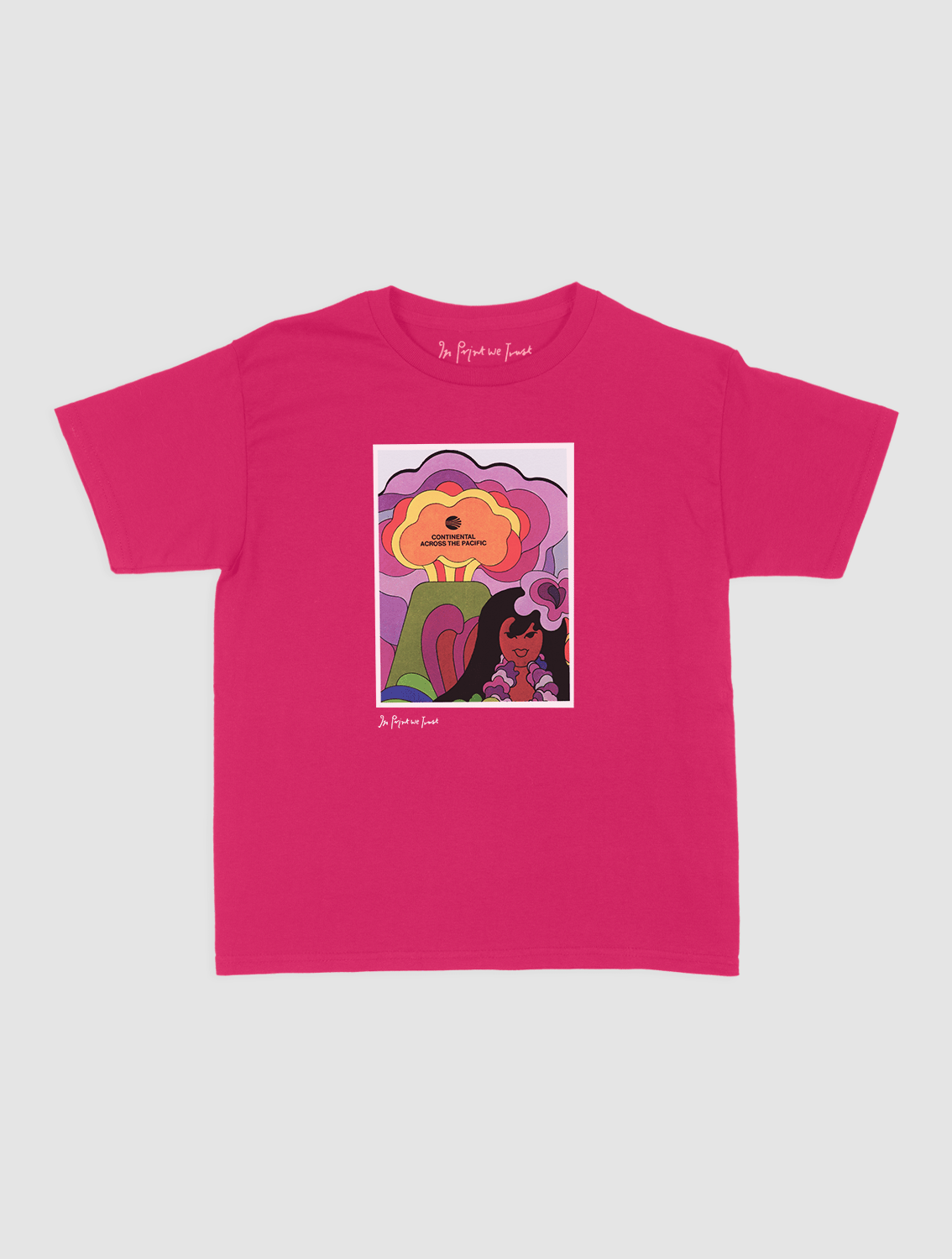 across the pacific baby tee - In Print We Trust