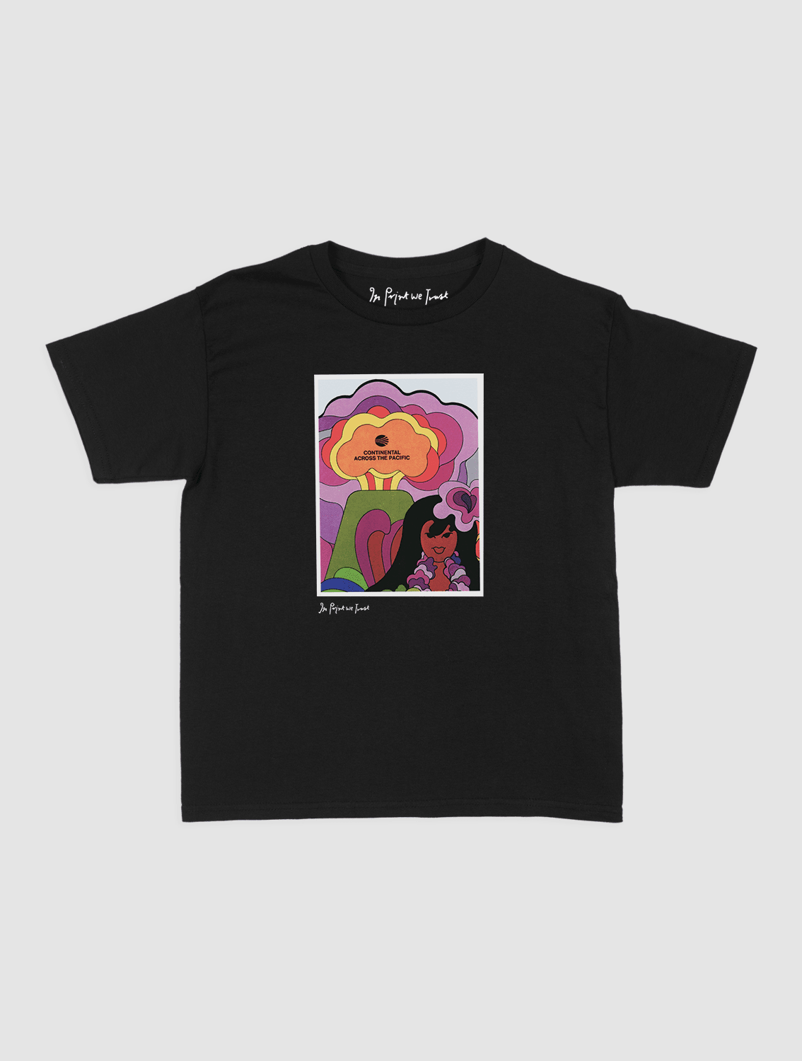 across the pacific baby tee - In Print We Trust