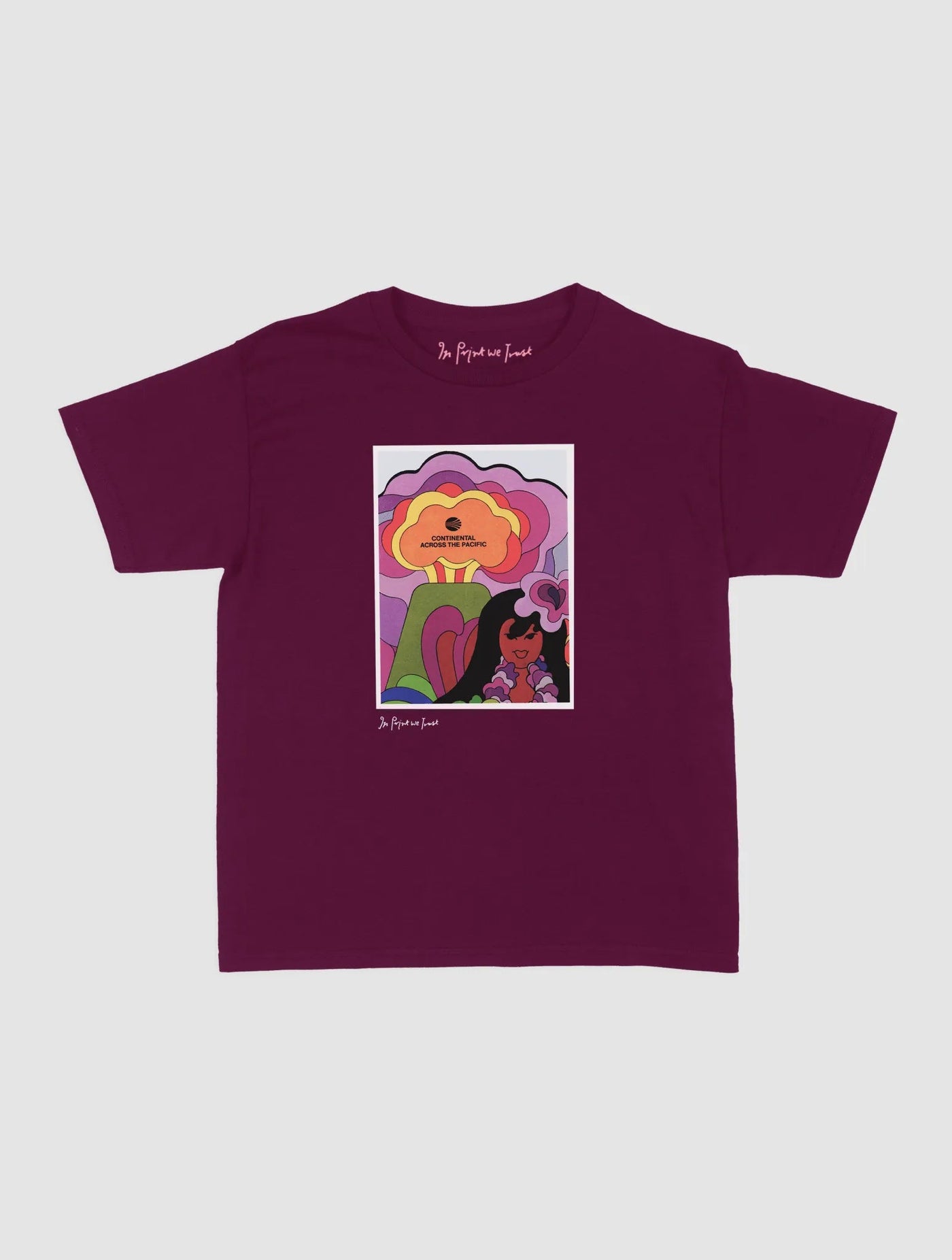across the pacific baby tee - In Print We Trust
