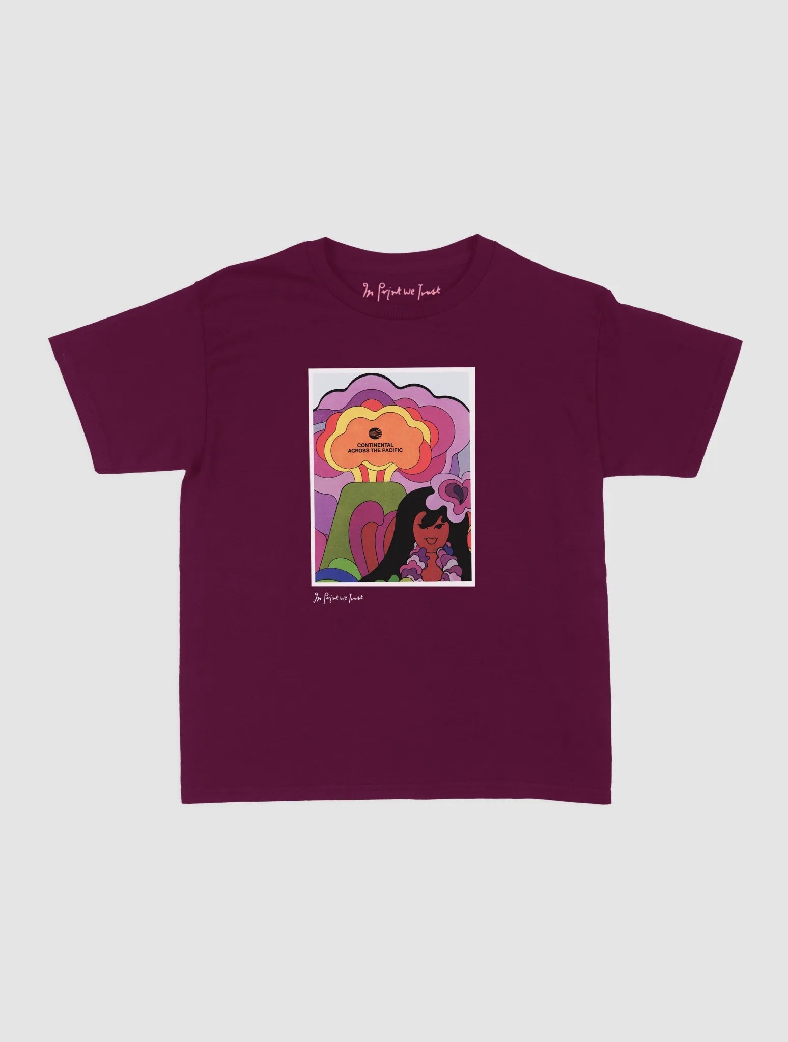 across the pacific baby tee - In Print We Trust