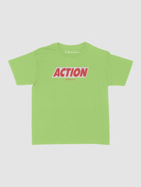 ACTION baby tee - In Print We Trust