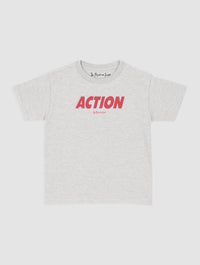 ACTION baby tee - In Print We Trust
