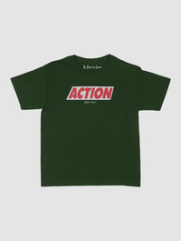 ACTION baby tee - In Print We Trust