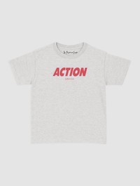 ACTION baby tee - In Print We Trust