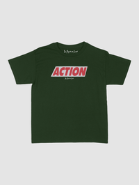 ACTION baby tee - In Print We Trust