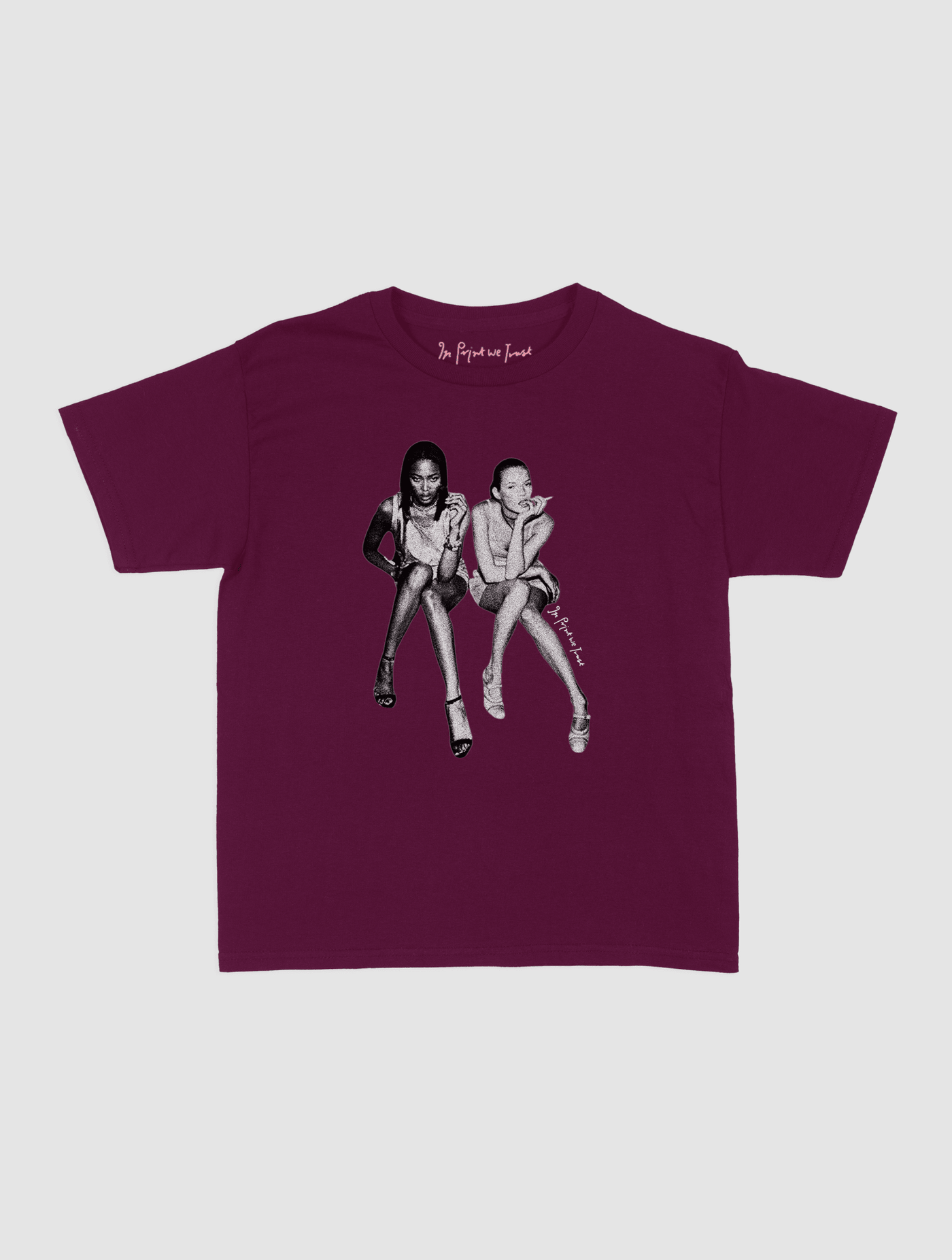 after party baby tee - In Print We Trust