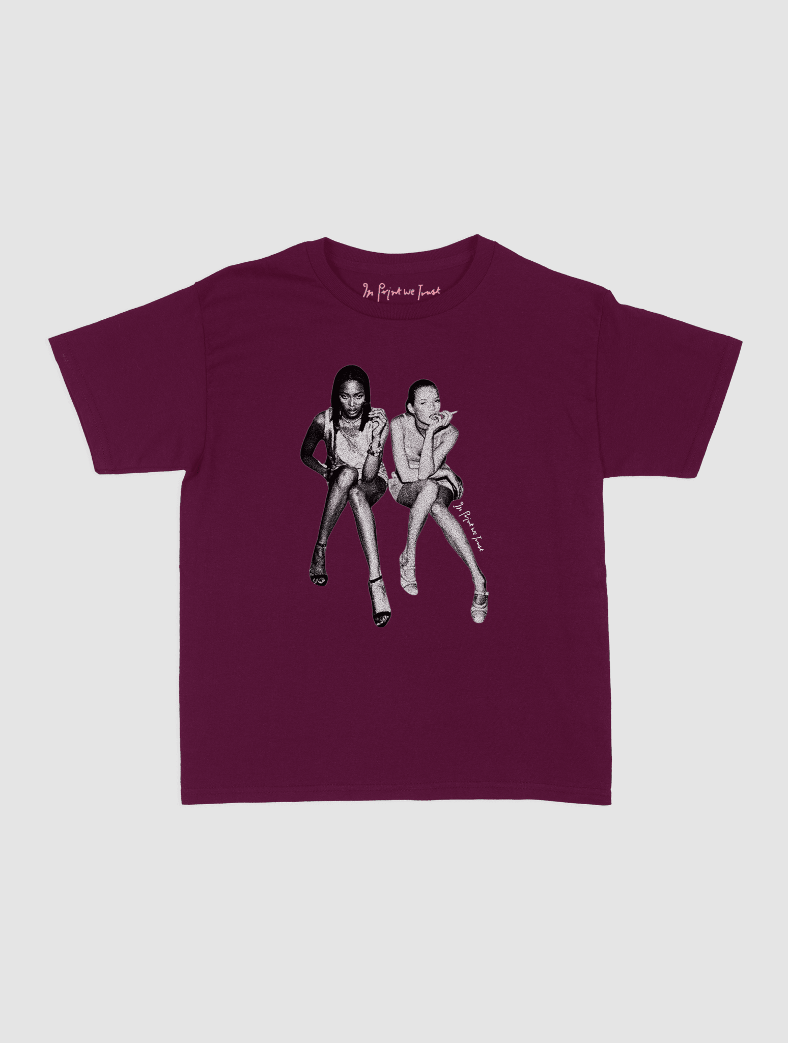 after party baby tee - In Print We Trust