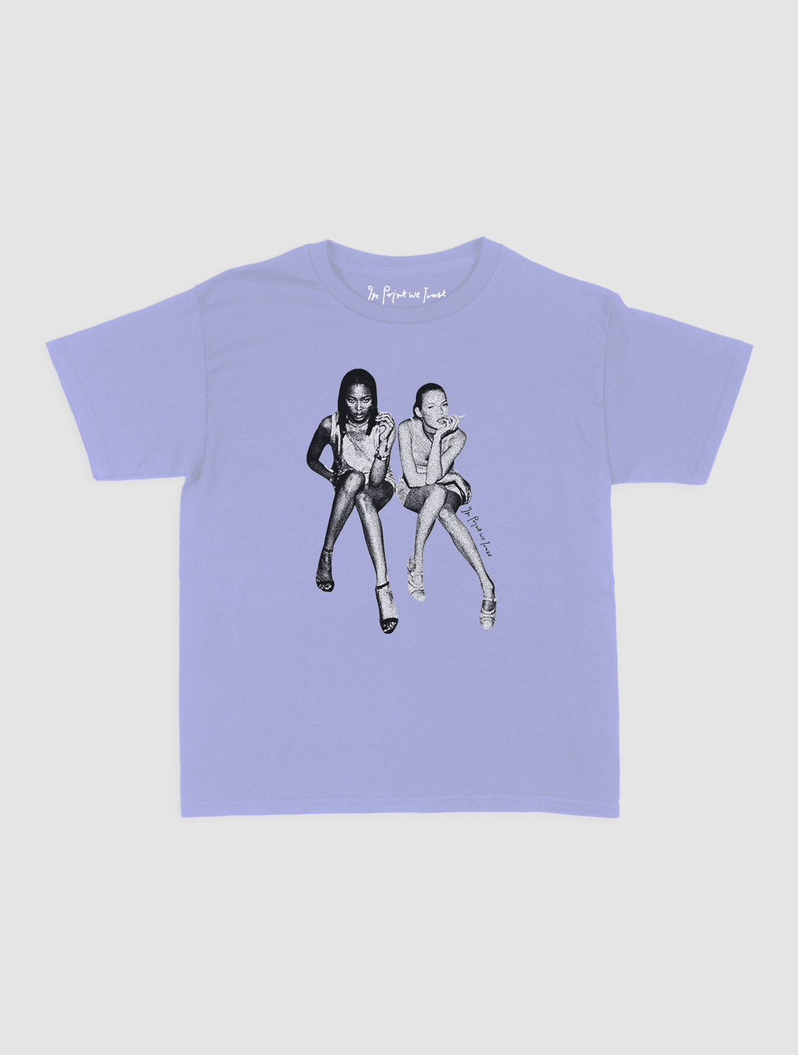 after party baby tee - In Print We Trust