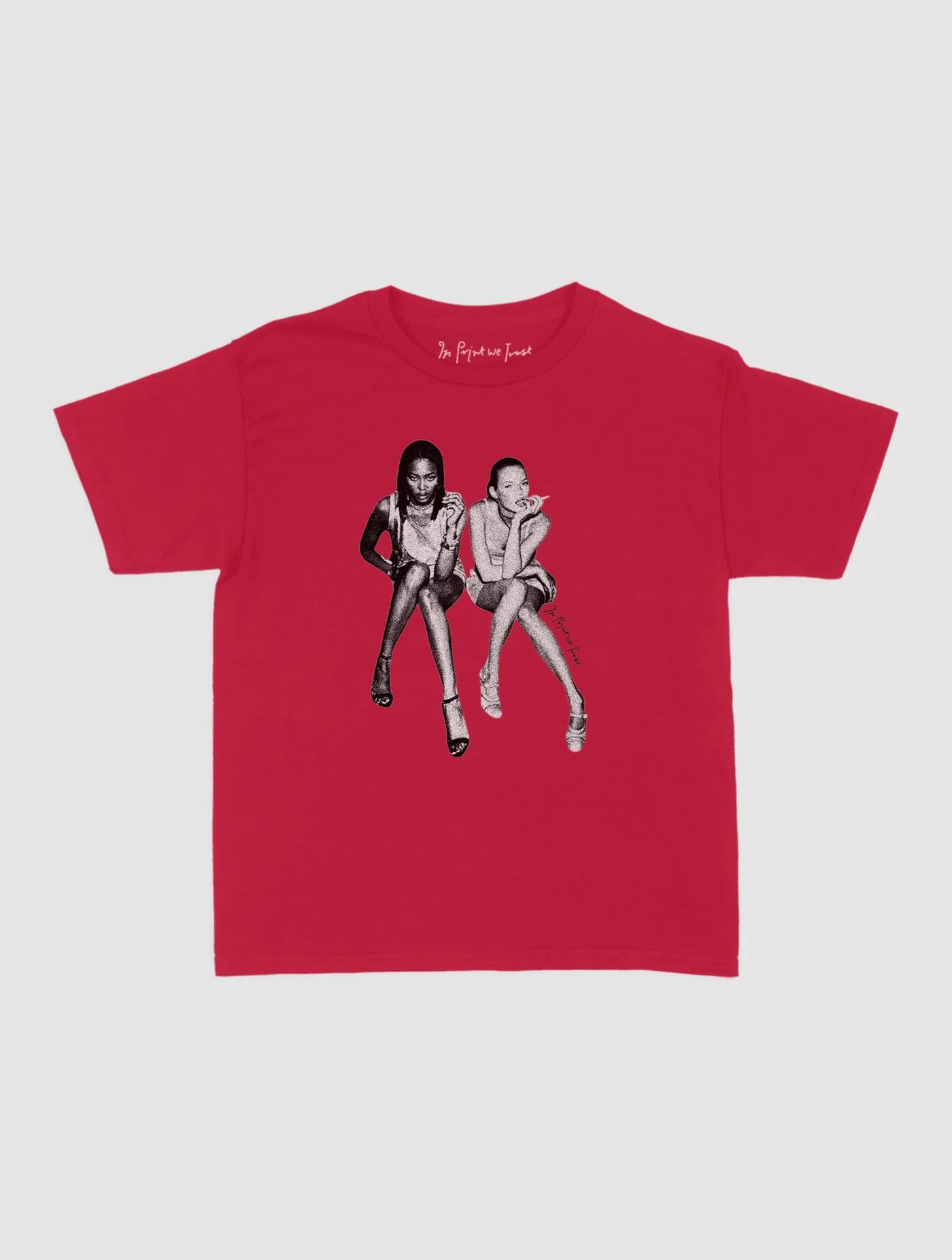 after party baby tee - In Print We Trust
