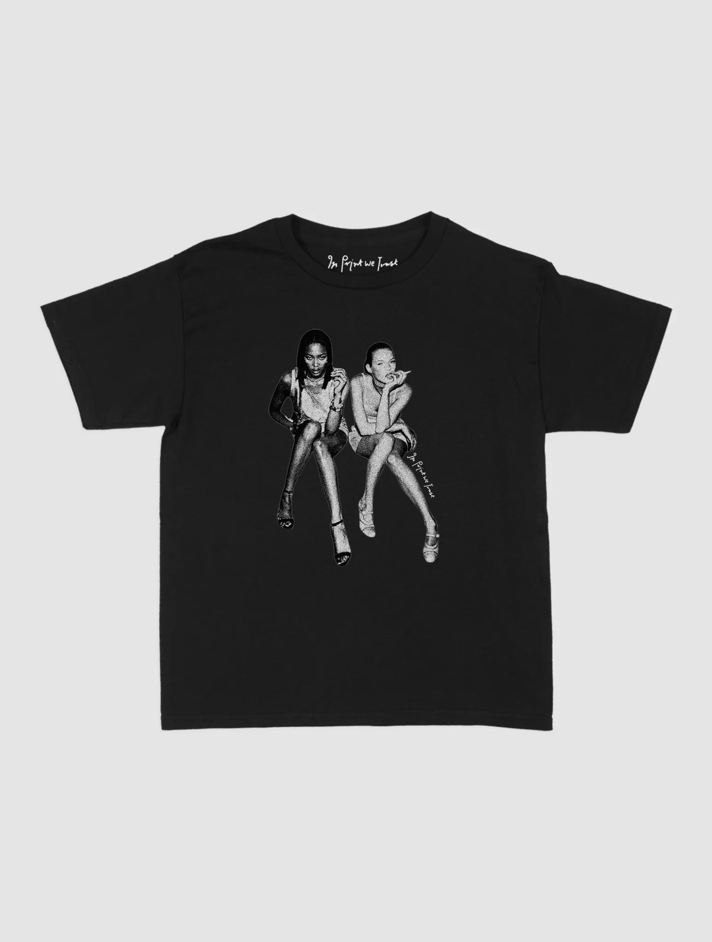 after party baby tee - In Print We Trust