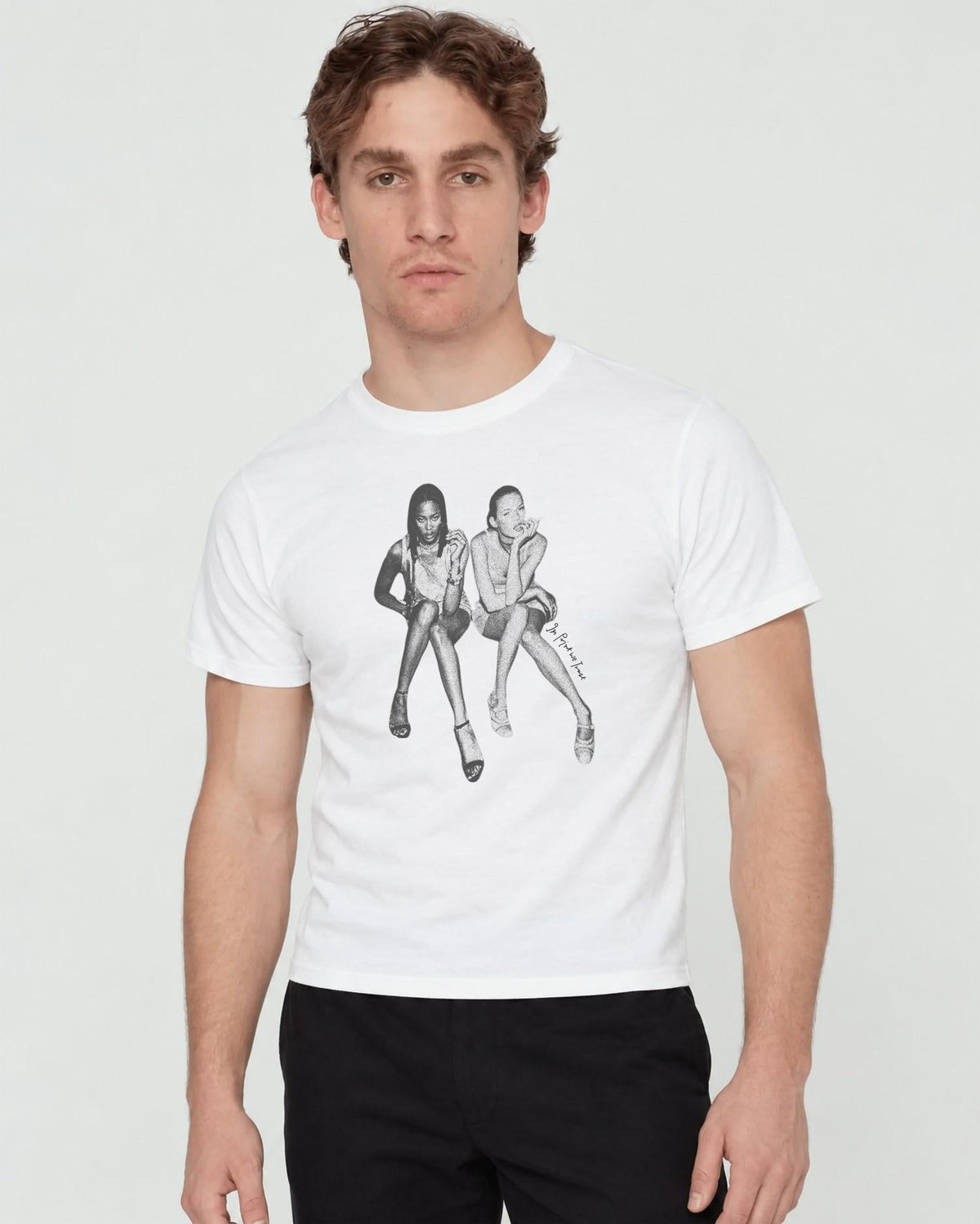 after party baby tee - In Print We Trust