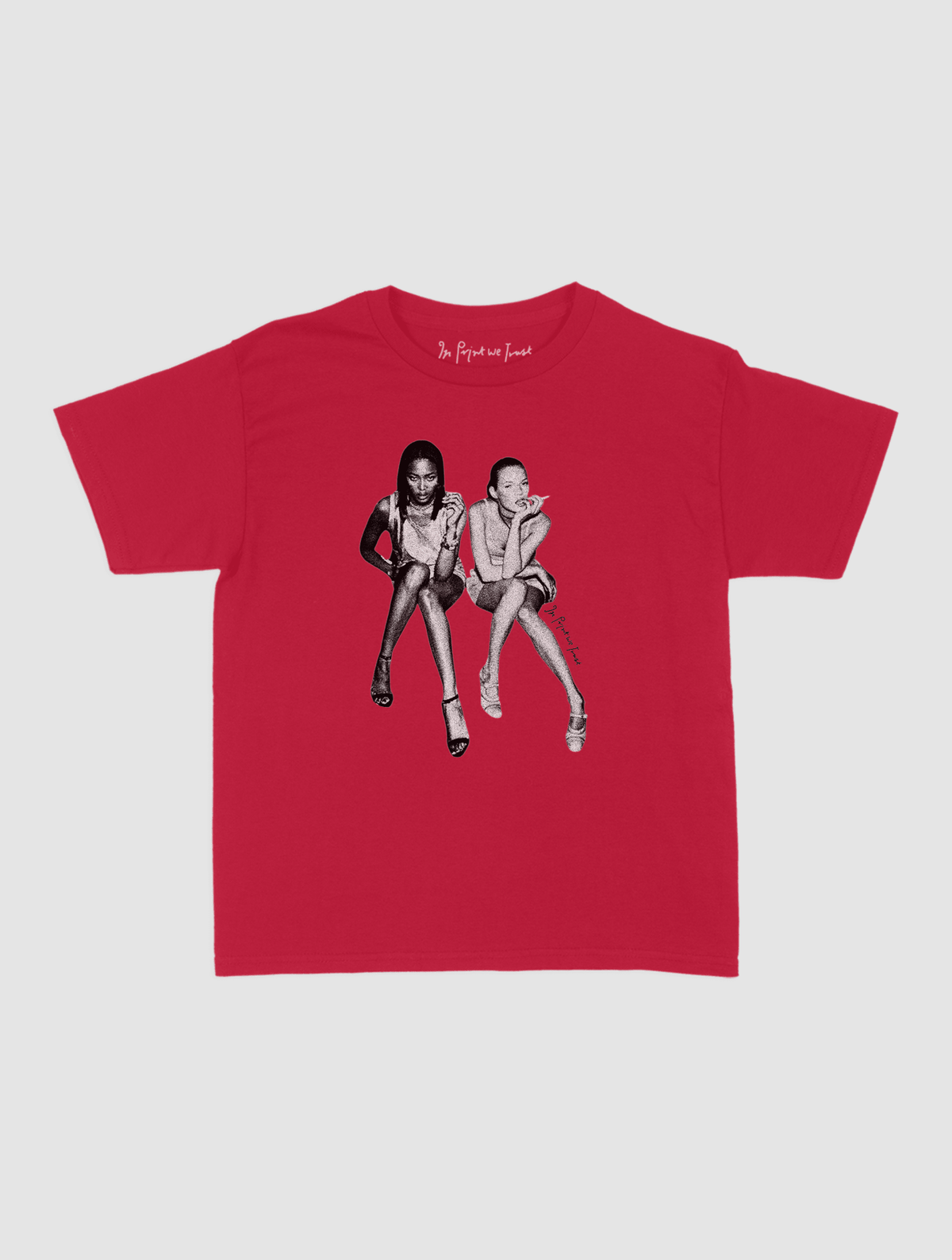 after party baby tee - In Print We Trust