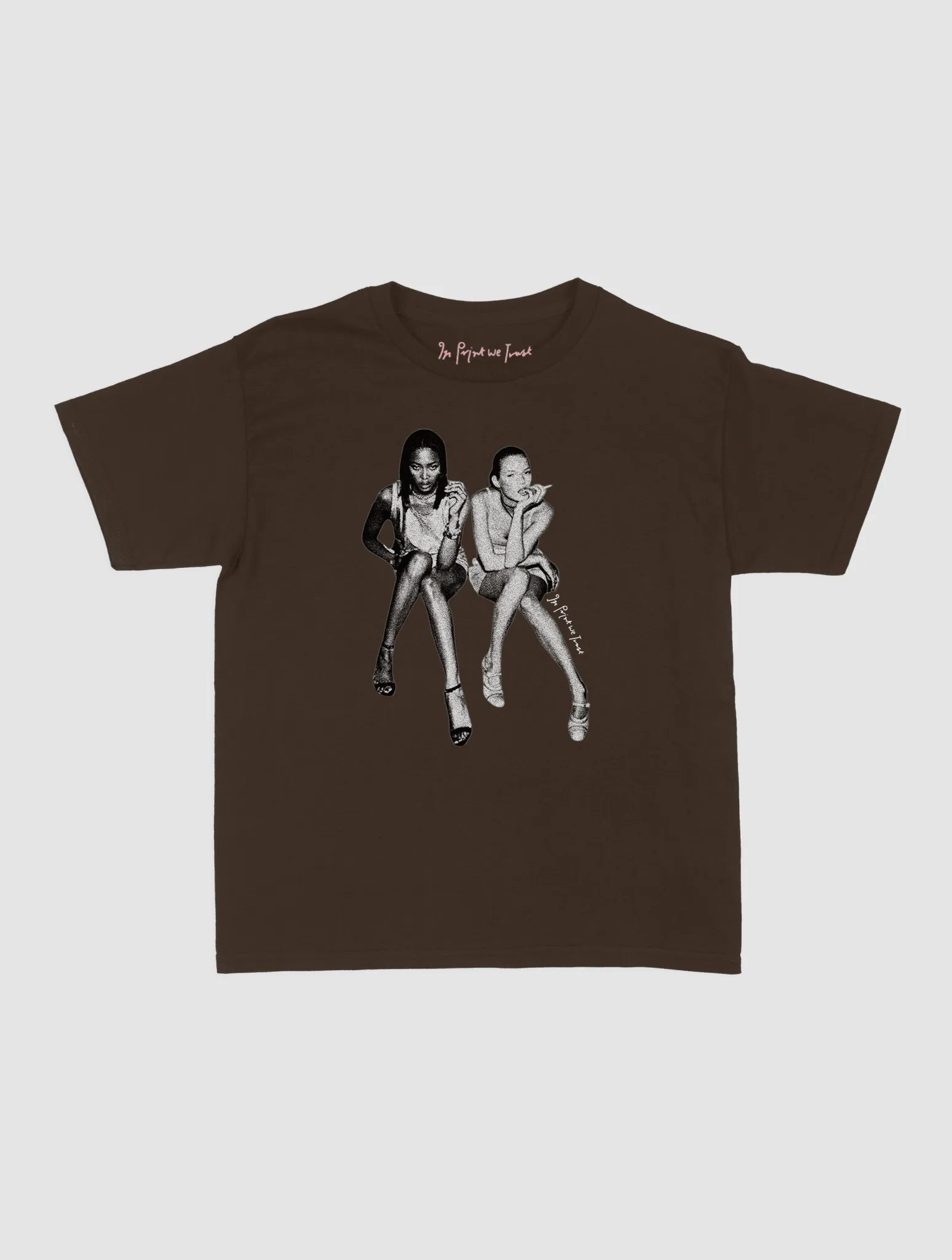 after party baby tee - In Print We Trust