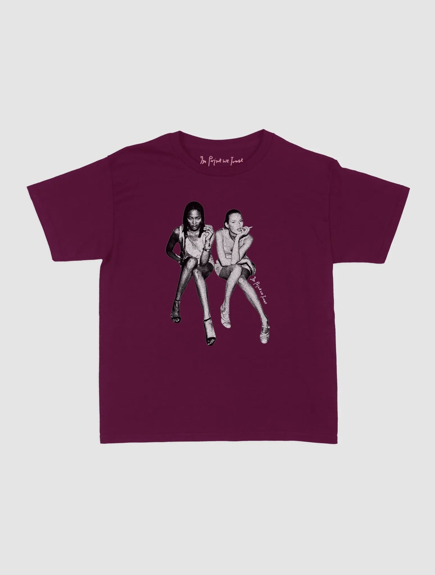 after party baby tee - In Print We Trust