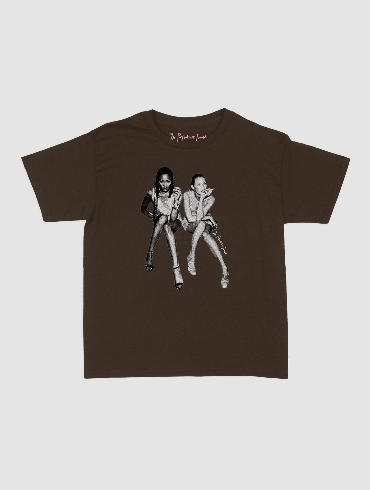 after party baby tee - In Print We Trust