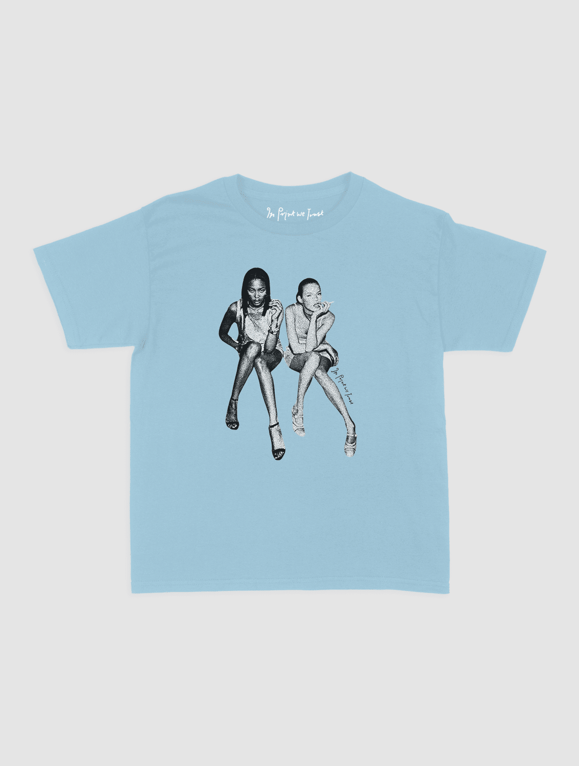 after party baby tee - In Print We Trust