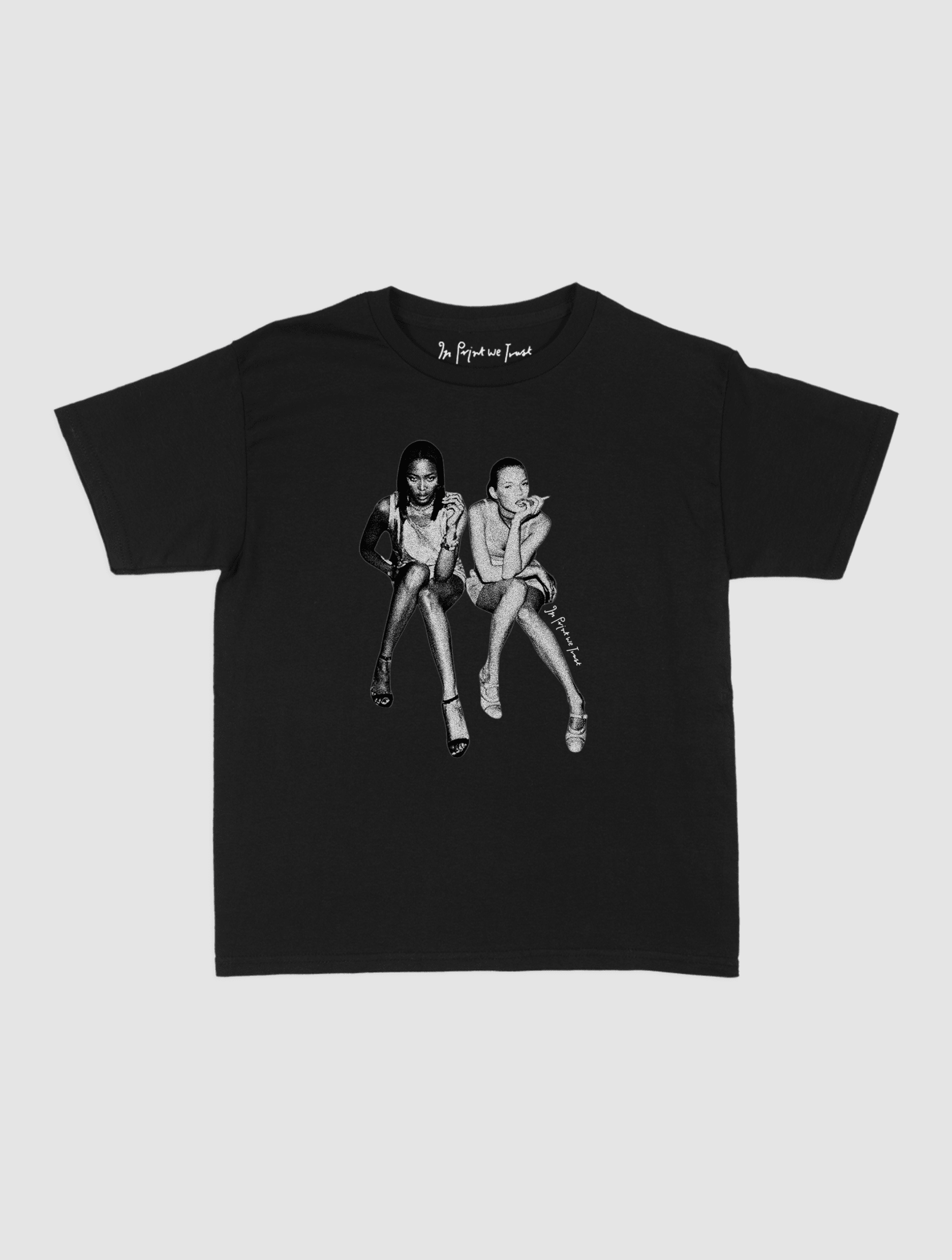 after party baby tee - In Print We Trust