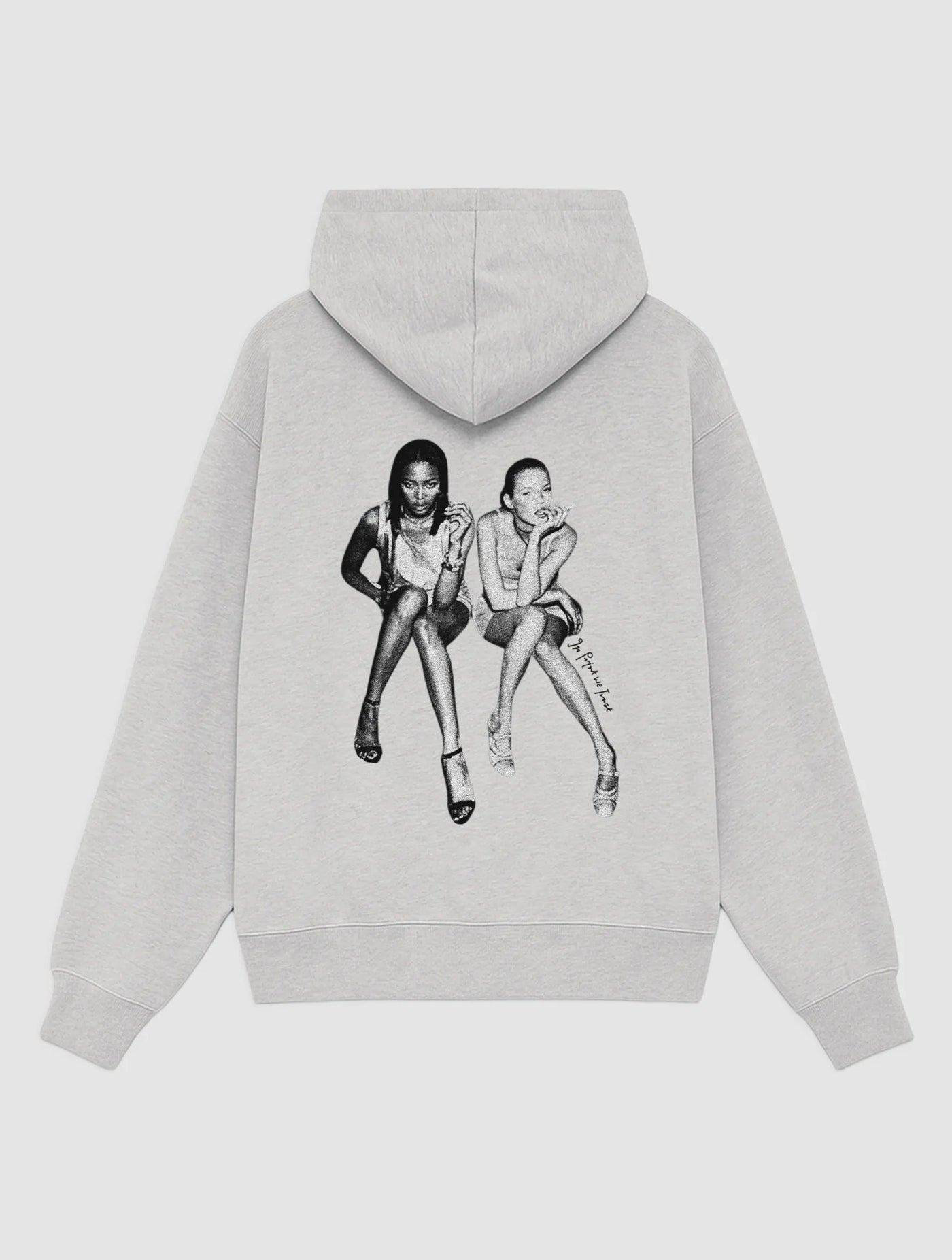 after party grey hoodie - In Print We Trust