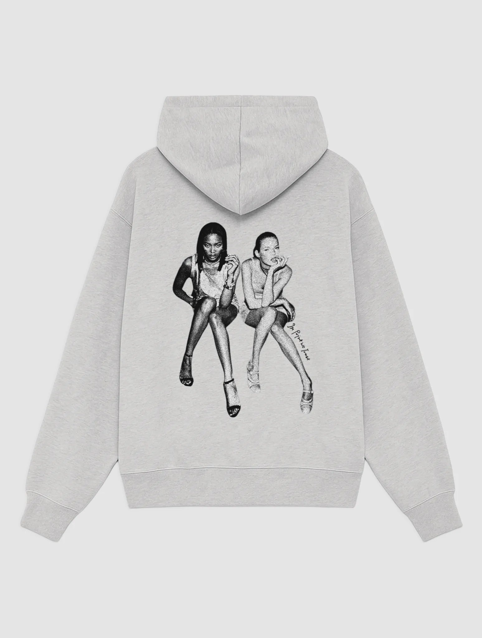 after party grey hoodie - In Print We Trust