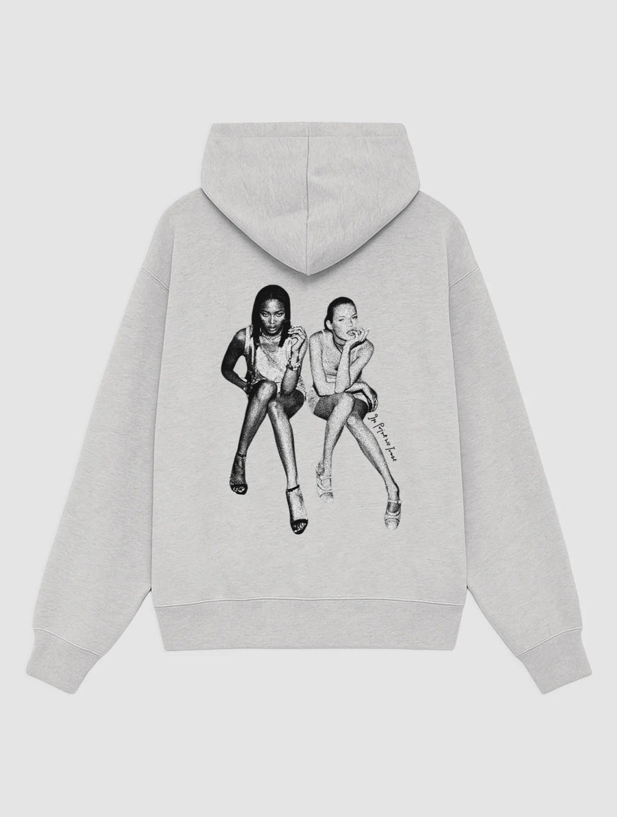 after party grey hoodie - In Print We Trust