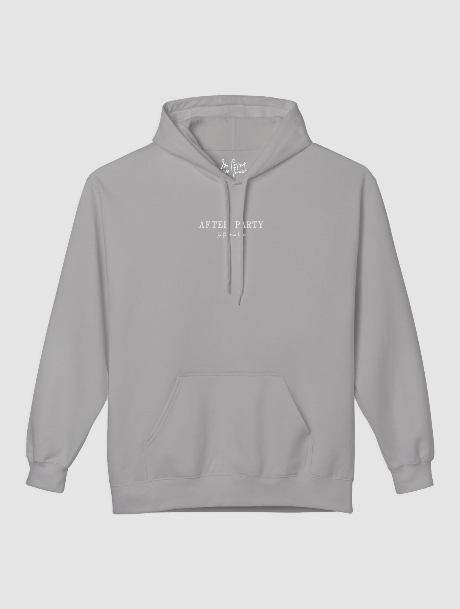 after party hoodie - In Print We Trust