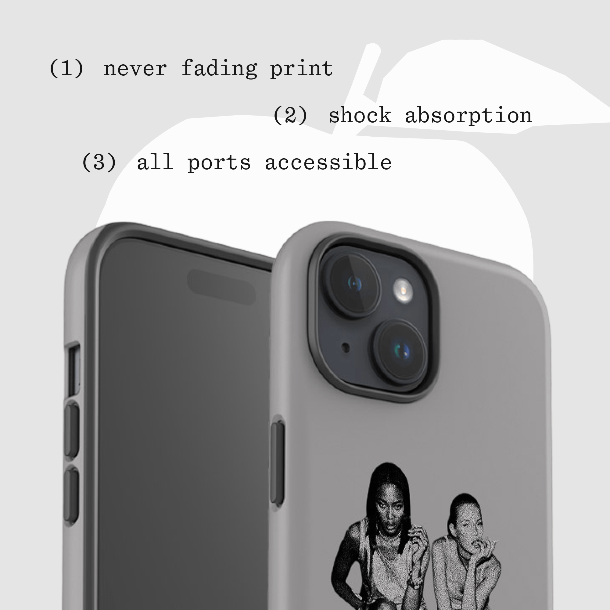 after party tough iPhone case - In Print We Trust