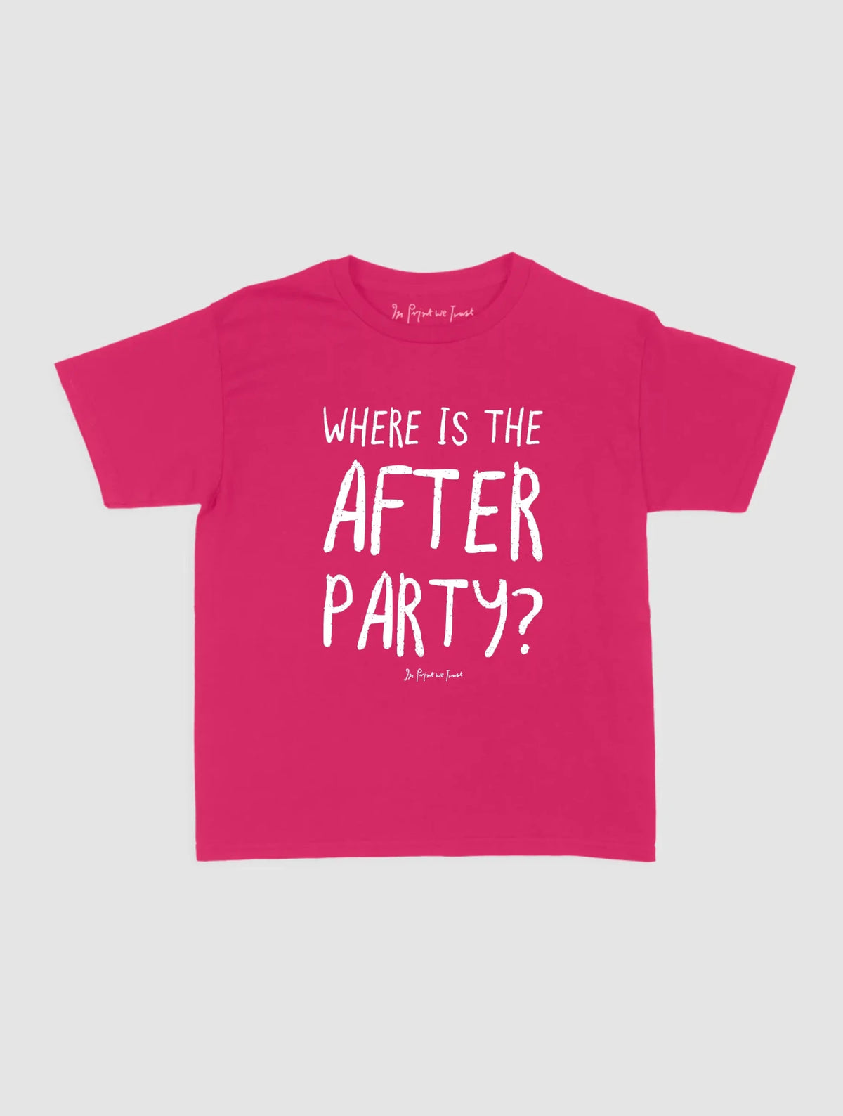 afters baby tee - In Print We Trust