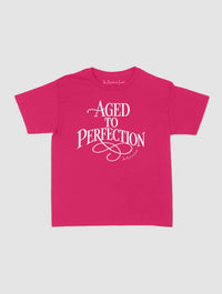 aged to perfection baby tee - In Print We Trust