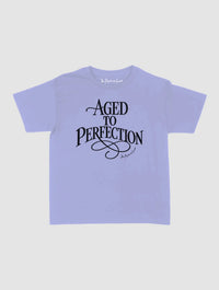 aged to perfection baby tee - In Print We Trust