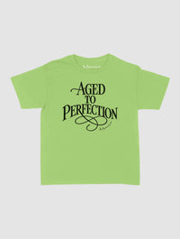 aged to perfection baby tee - In Print We Trust