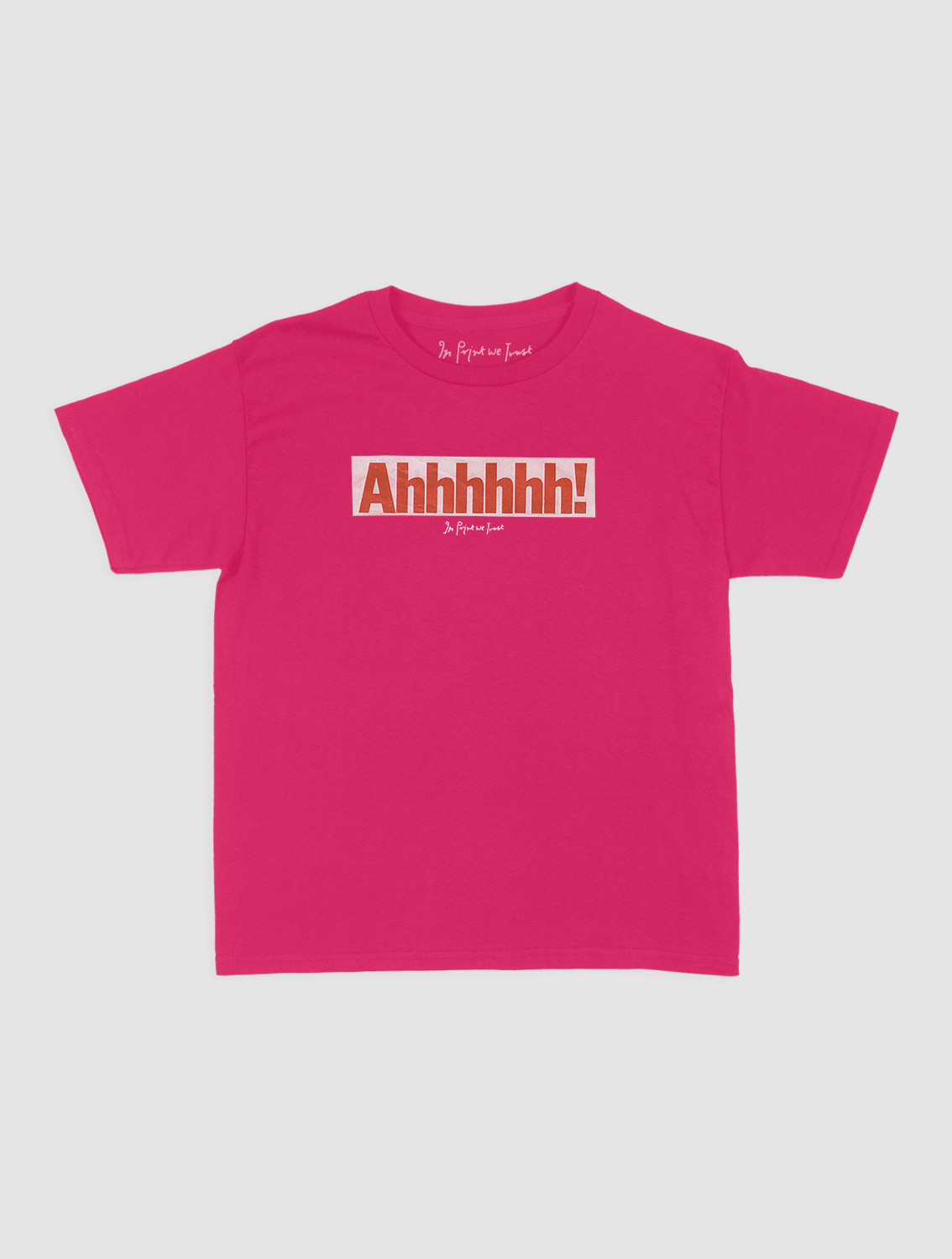 ahhhhhh! baby tee - In Print We Trust
